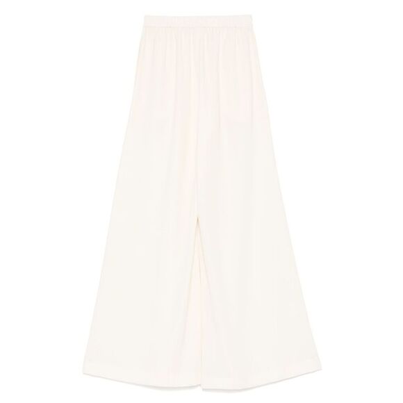 Gianluca Capannolo White Trousers - Palazzo Pants Women